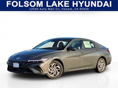 2026 Hyundai Elantra Hybrid Blue Sedan