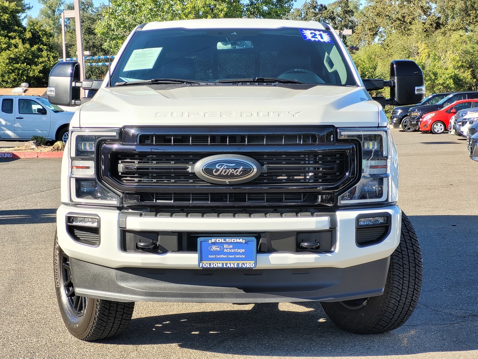 Certified 2021 Ford F-350 Super Duty Lariat with VIN 1FT8W3BT3MEC08473 for sale in Folsom, CA