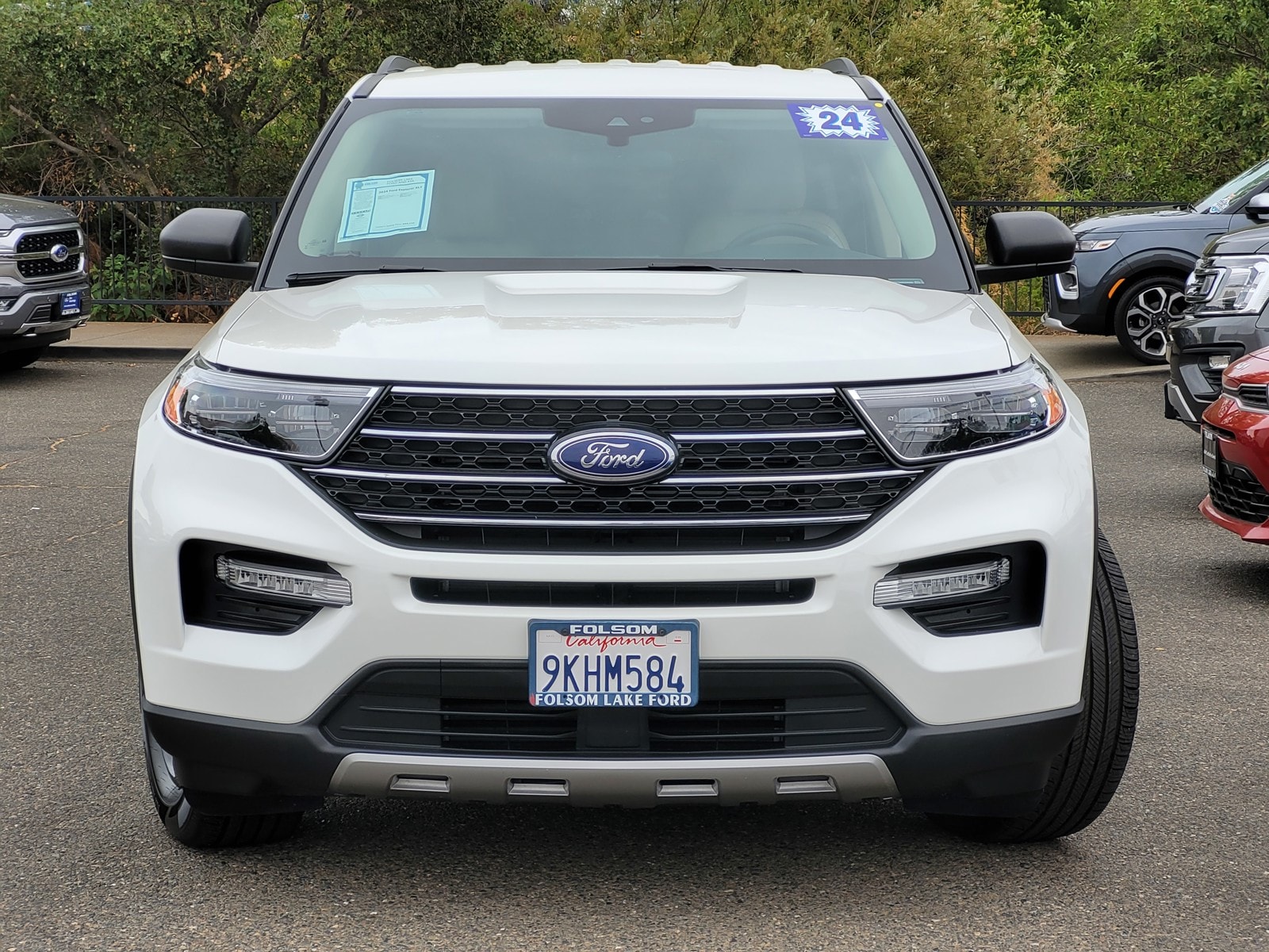 Used 2024 Ford Explorer XLT with VIN 1FMSK7DH9RGA46390 for sale in Folsom, CA