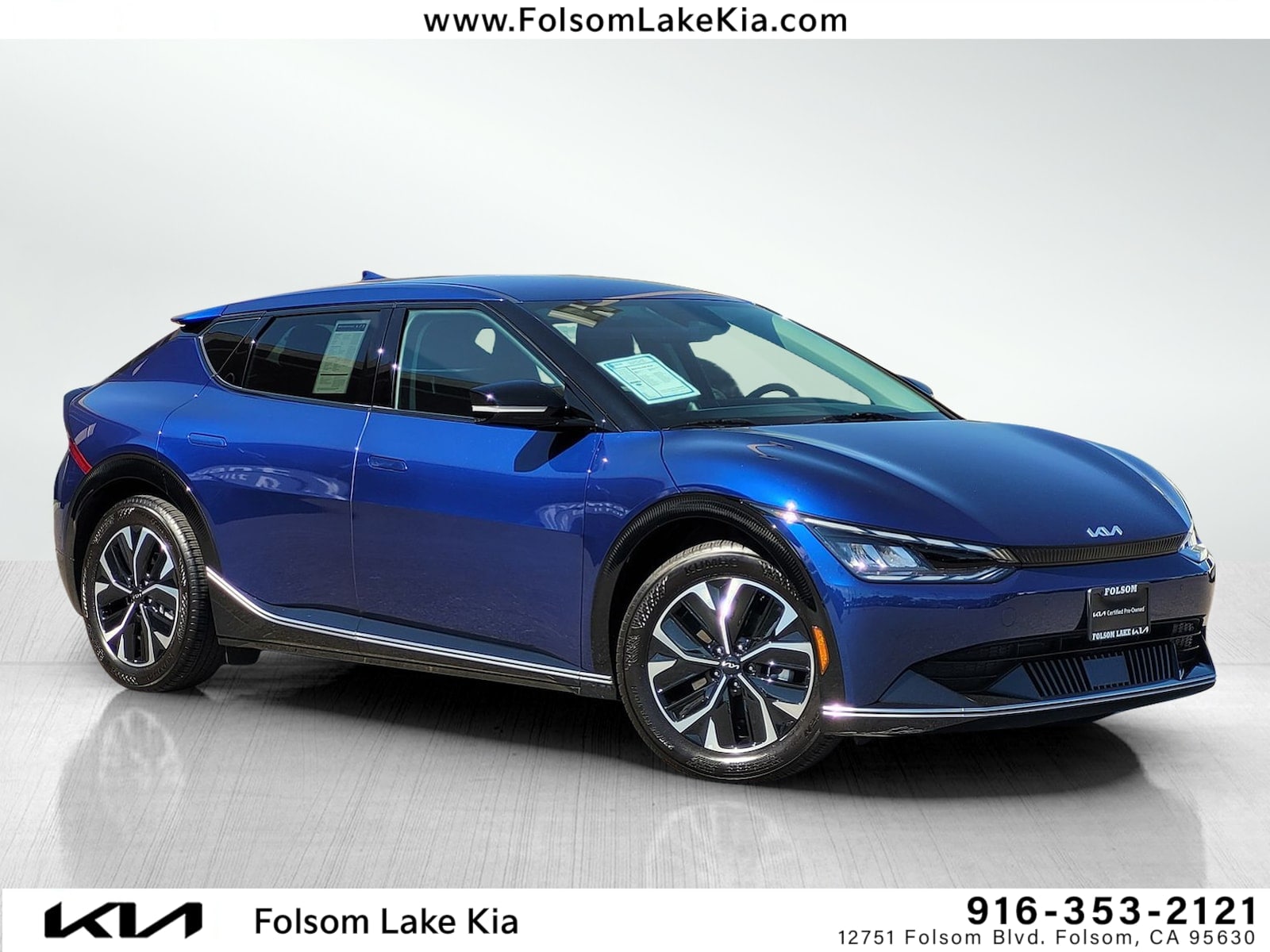 Certified 2023 Kia EV6 Wind with VIN KNDC34LA8P5149673 for sale in Folsom, CA