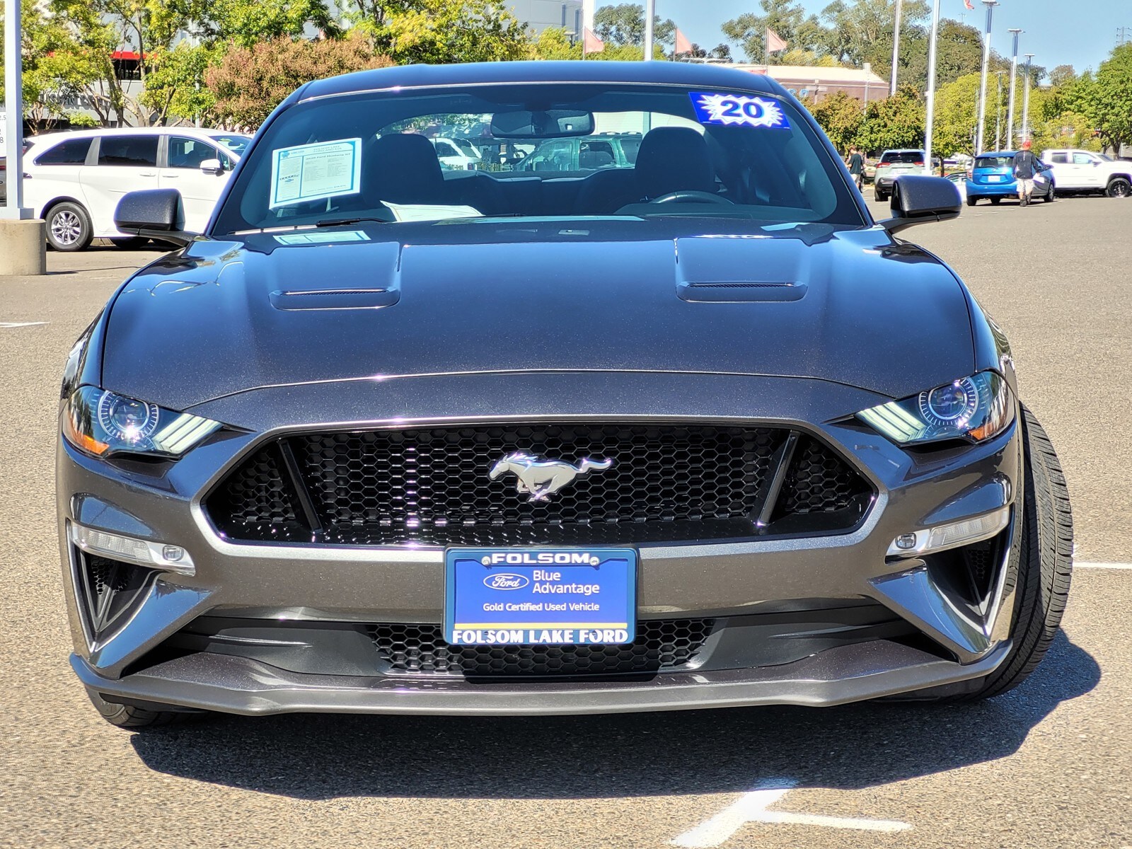 Certified 2020 Ford Mustang GT with VIN 1FA6P8CF7L5188162 for sale in Folsom, CA