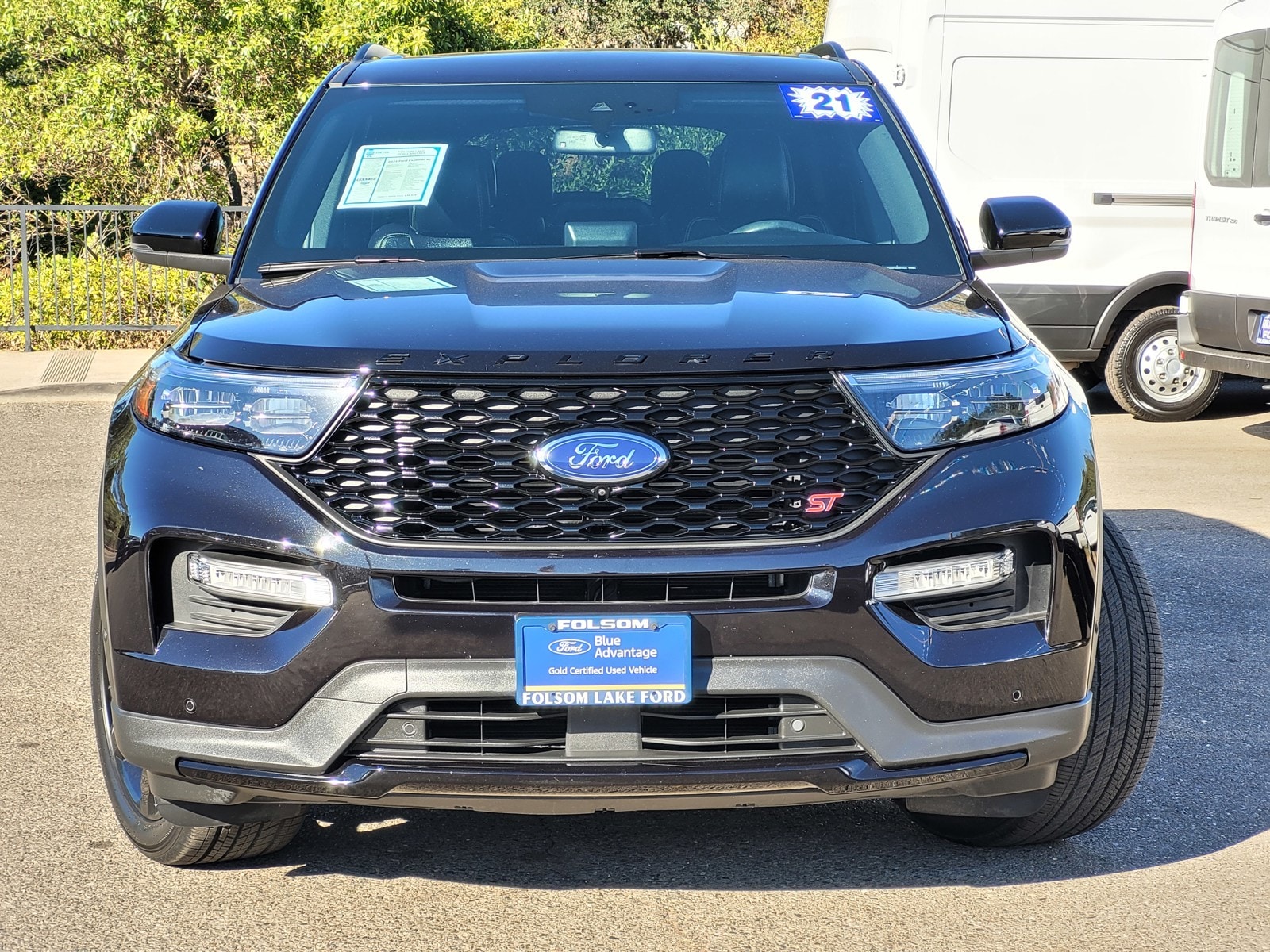 Certified 2021 Ford Explorer ST with VIN 1FM5K8GCXMGB71541 for sale in Folsom, CA