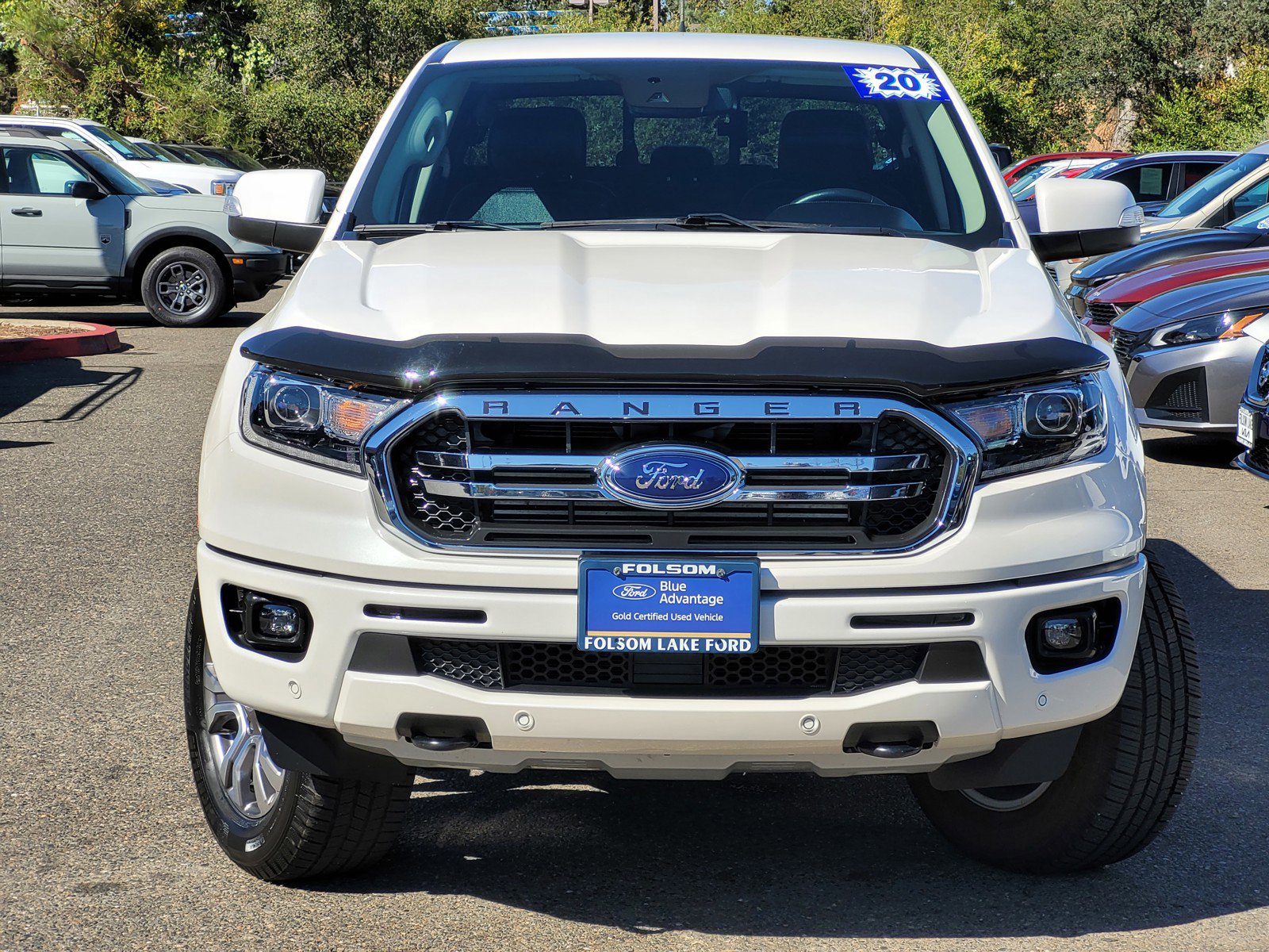 Certified 2020 Ford Ranger Lariat with VIN 1FTER4FH0LLA99924 for sale in Folsom, CA