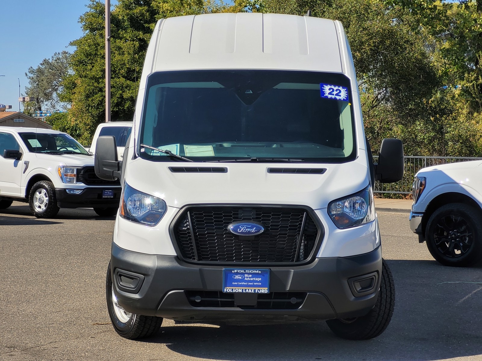 Certified 2022 Ford Transit Van Base with VIN 1FTBW3U81NKA54671 for sale in Folsom, CA