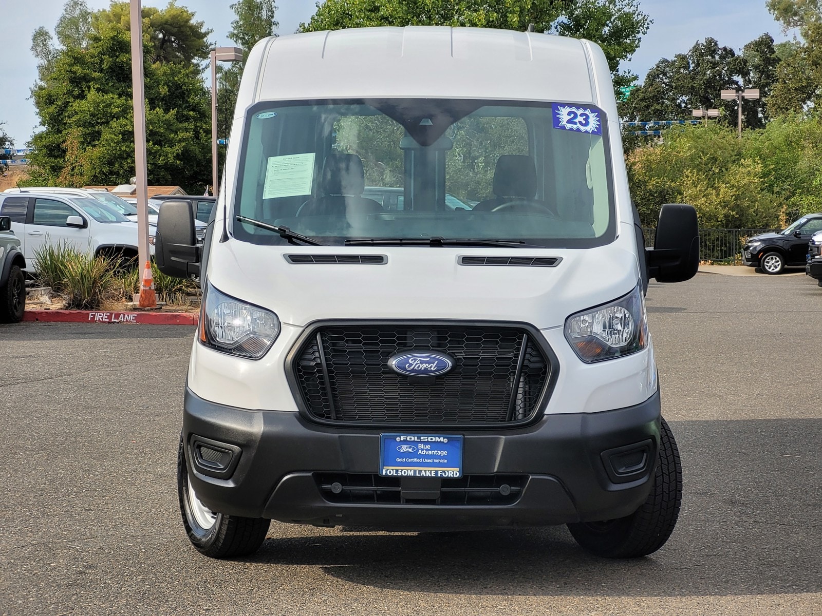 Certified 2023 Ford Transit Van Base with VIN 1FTBR1C86PKA82045 for sale in Folsom, CA