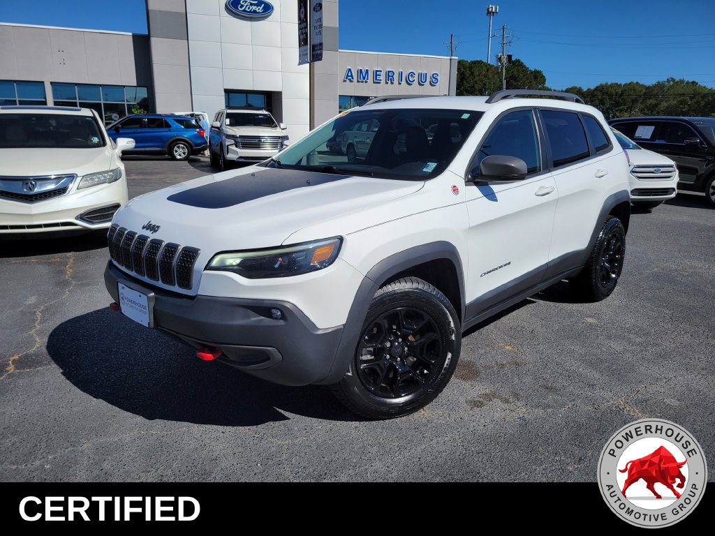Certified 2019 Jeep Cherokee Trailhawk with VIN 1C4PJMBX0KD186034 for sale in Americus, GA