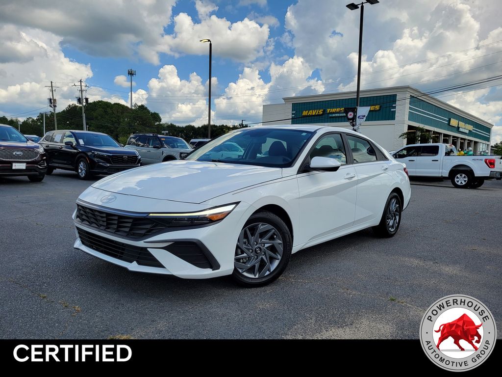 Certified 2024 Hyundai Elantra SEL with VIN KMHLM4DG4RU821538 for sale in Americus, GA