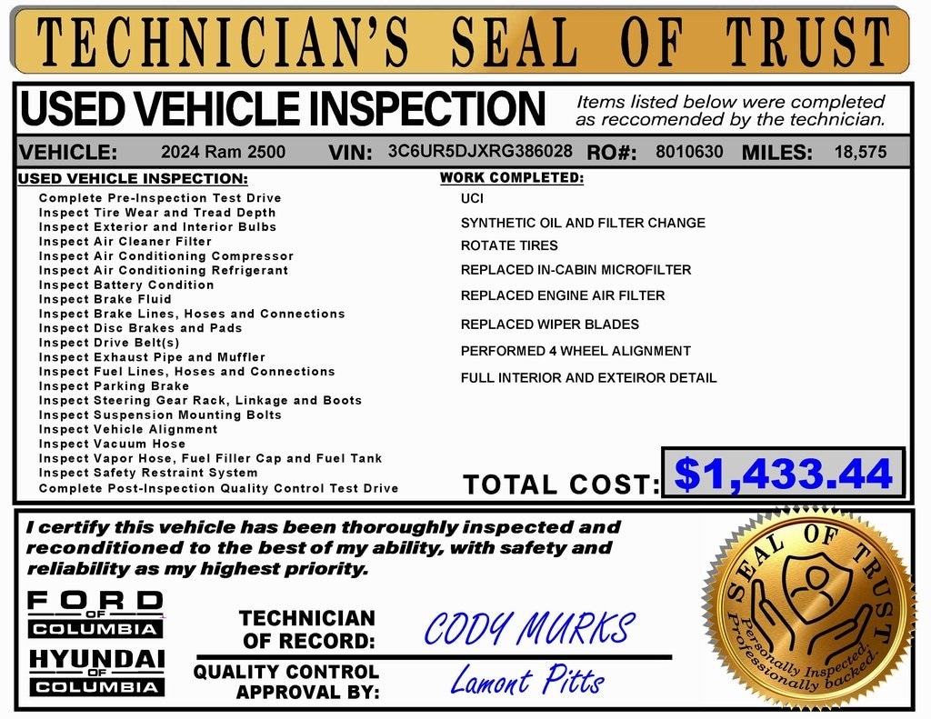 Used 2024 Ram 2500 Big Horn Truck