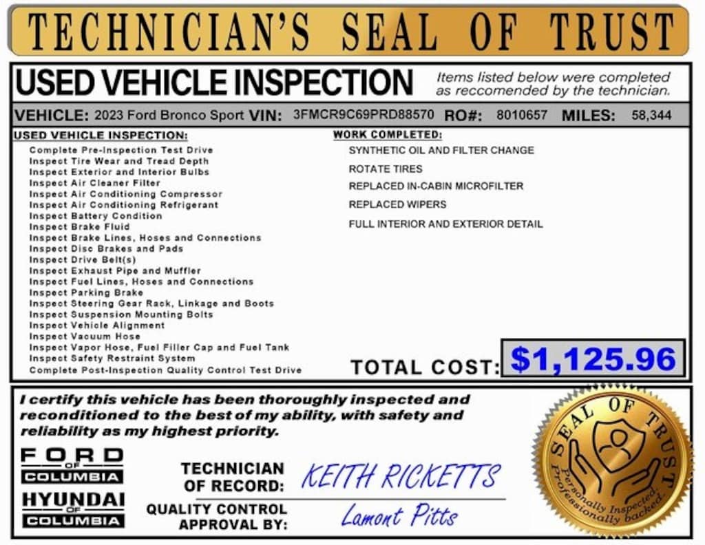 Used 2023 Ford Bronco Sport Outer Banks SUV