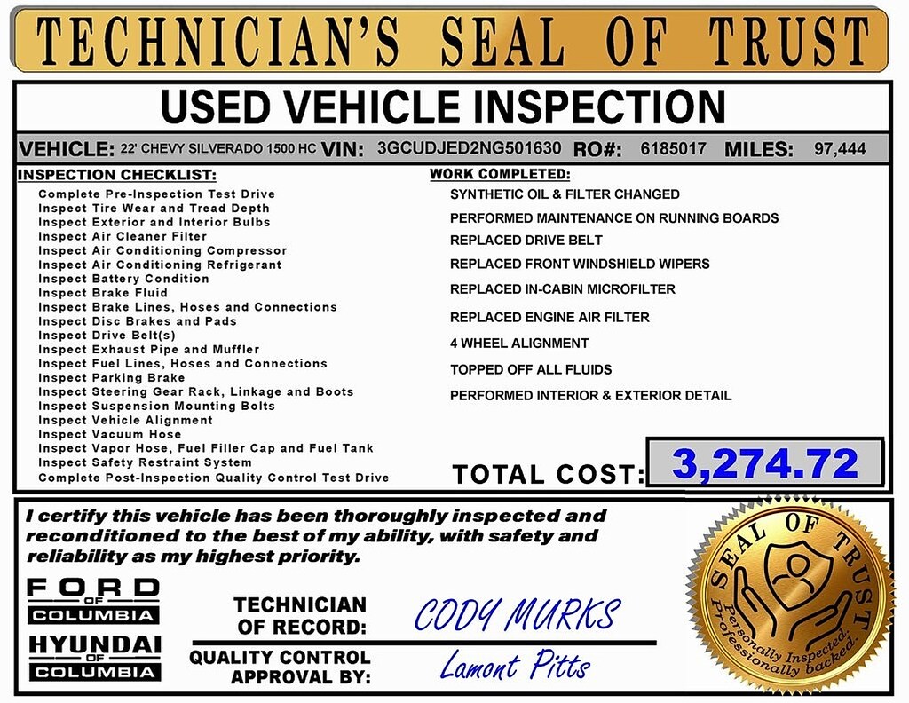 Used 2022 Chevrolet Silverado 1500 4WD Crew Cab Short Bed High Country