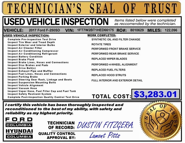 2017 Ford F-250 Super Duty Lariat