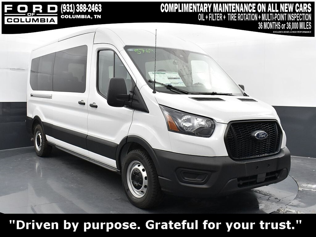 New 2025 Ford Transit-350 Passenger Van XL Wagon Medium Roof Van