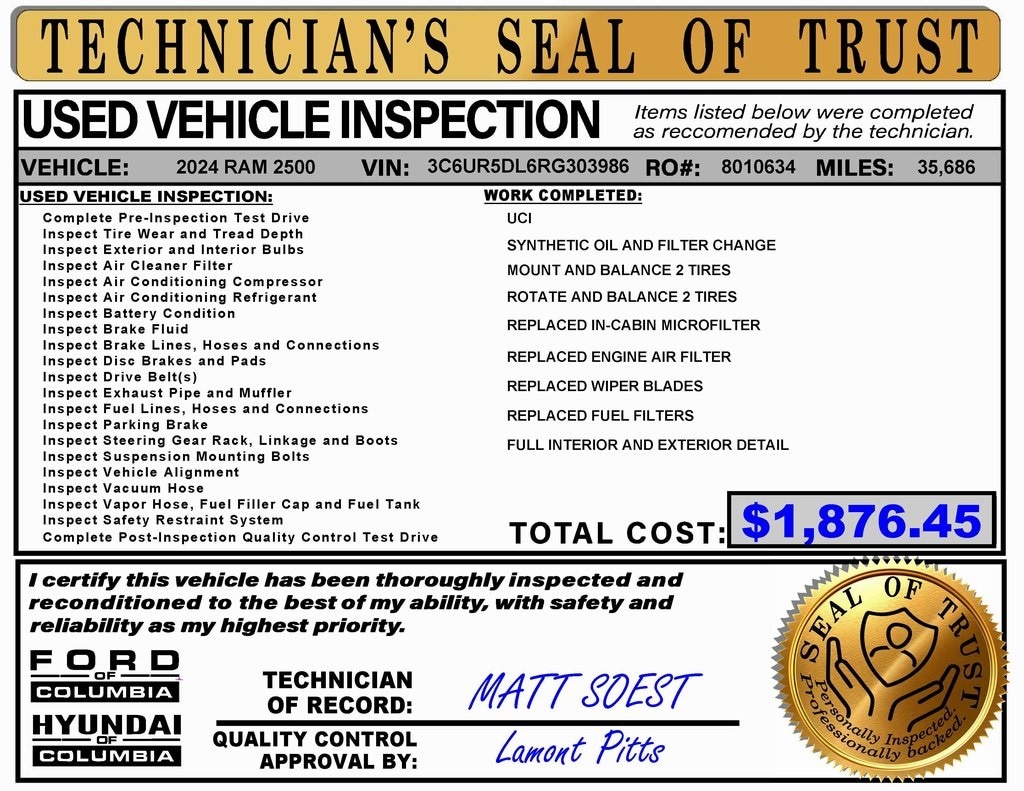 Used 2024 Ram 2500 Big Horn Truck