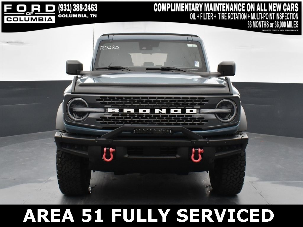 Used 2021 Ford Bronco 4-Door Badlands with VIN 1FMEE5DH4MLB05175 for sale in Columbia, TN