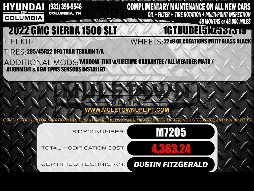 Used 2022 GMC Sierra 1500 4WD Crew Cab Short Box SLT Truck Crew Cab