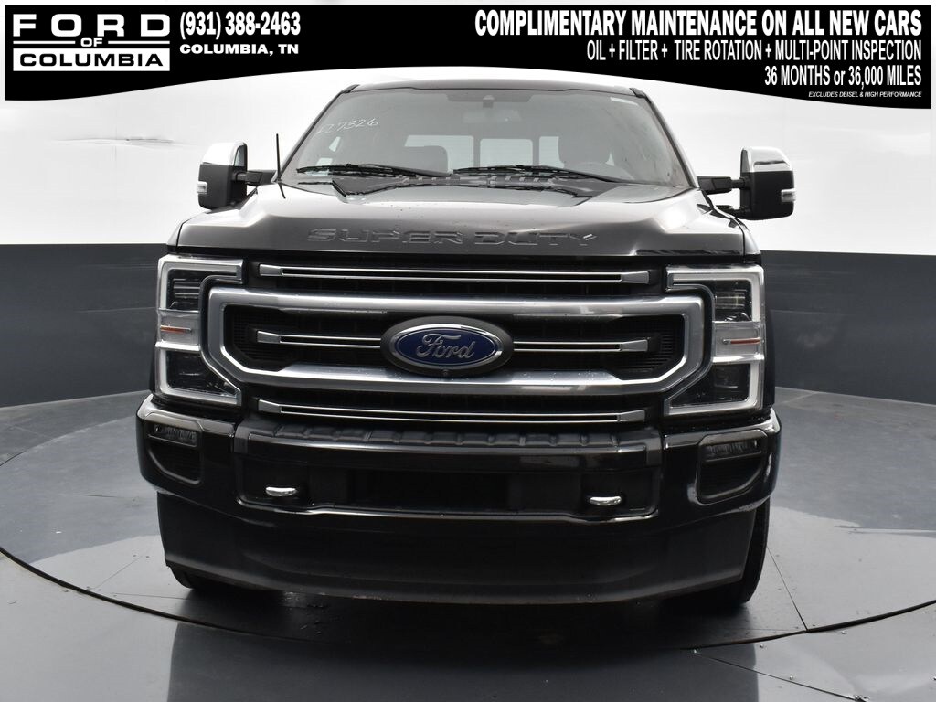 Used 2021 Ford F-350 Super Duty Platinum with VIN 1FT8W3BT3MEC41473 for sale in Columbia, TN