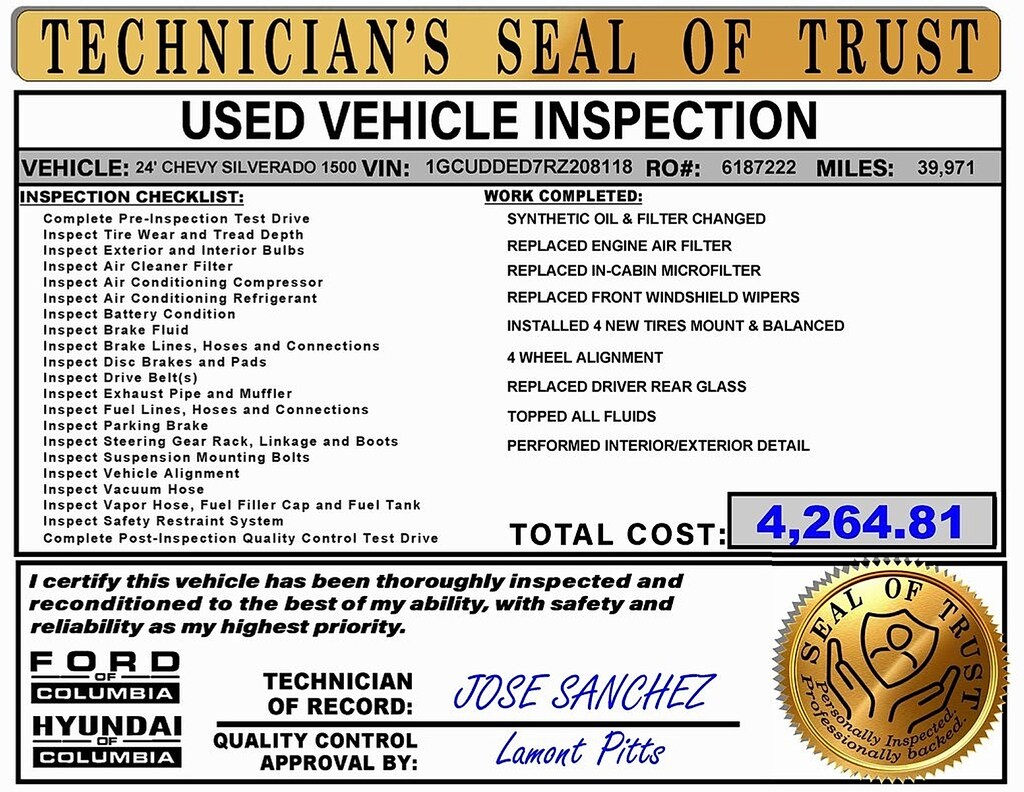 Used 2024 Chevrolet Silverado 1500 4WD Crew Cab Standard Bed LT
