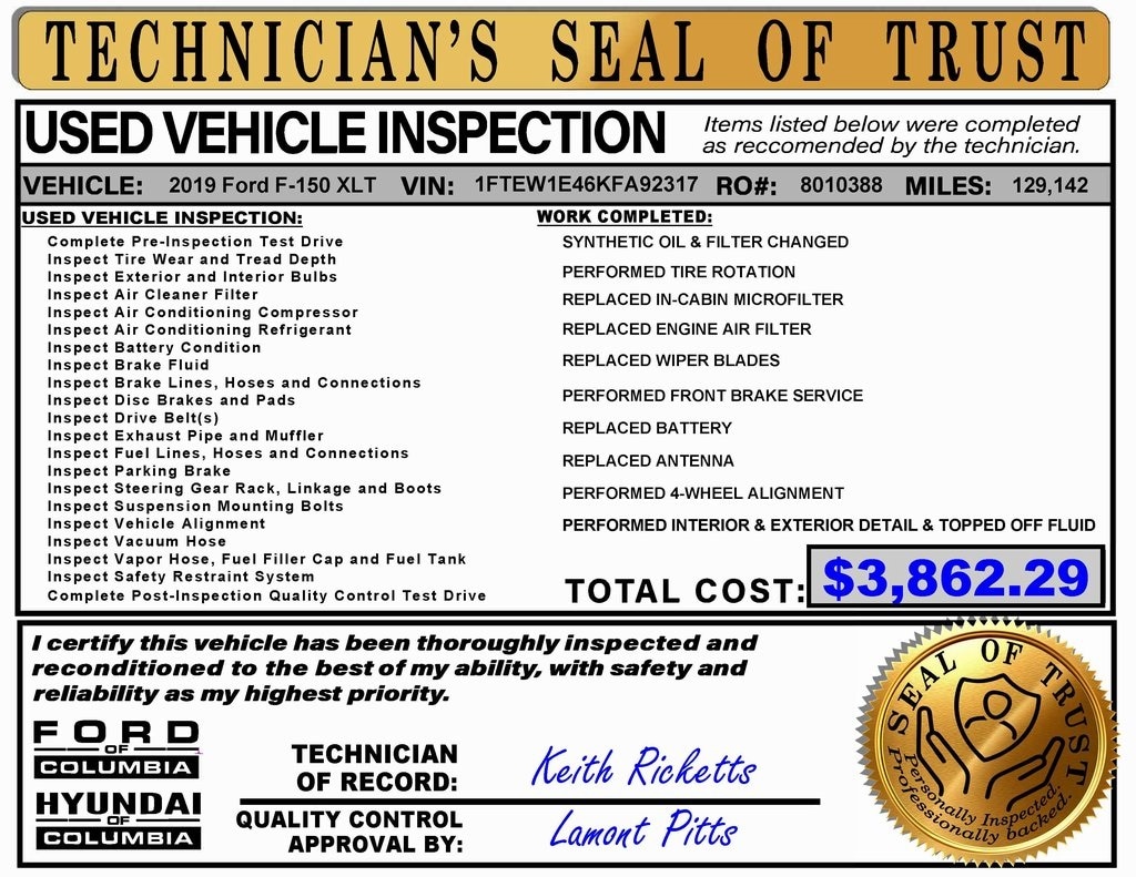 Used 2019 Ford F-150 XLT Truck