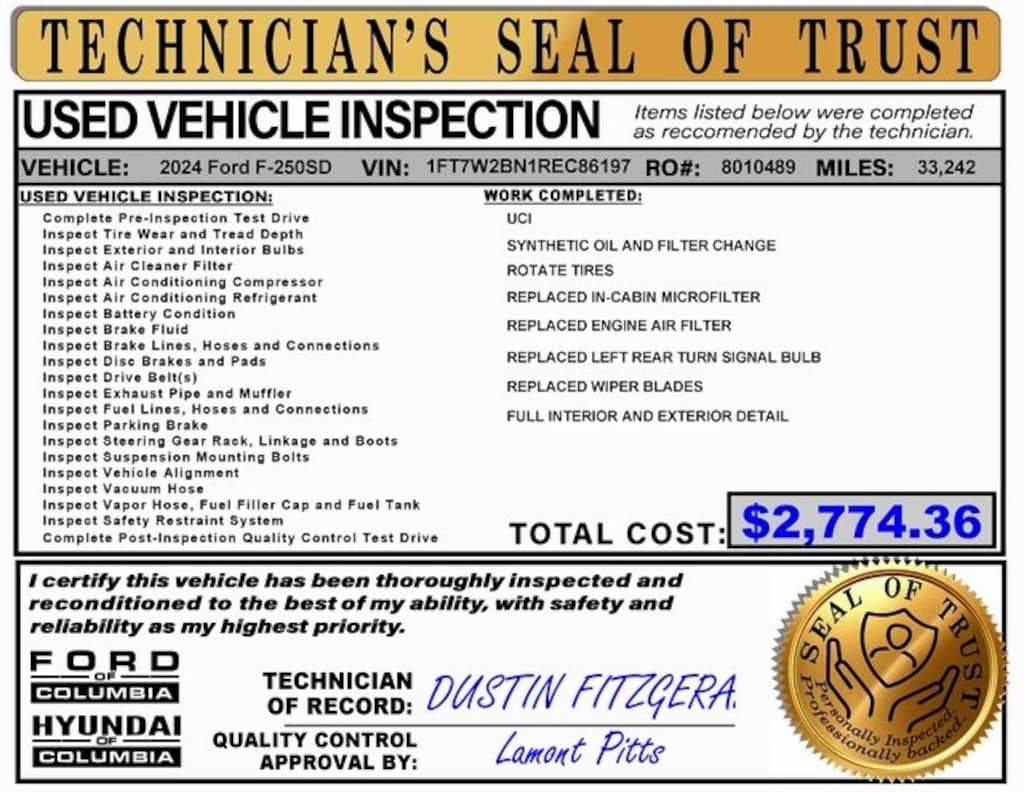 Used 2024 Ford F-250SD XLT Truck