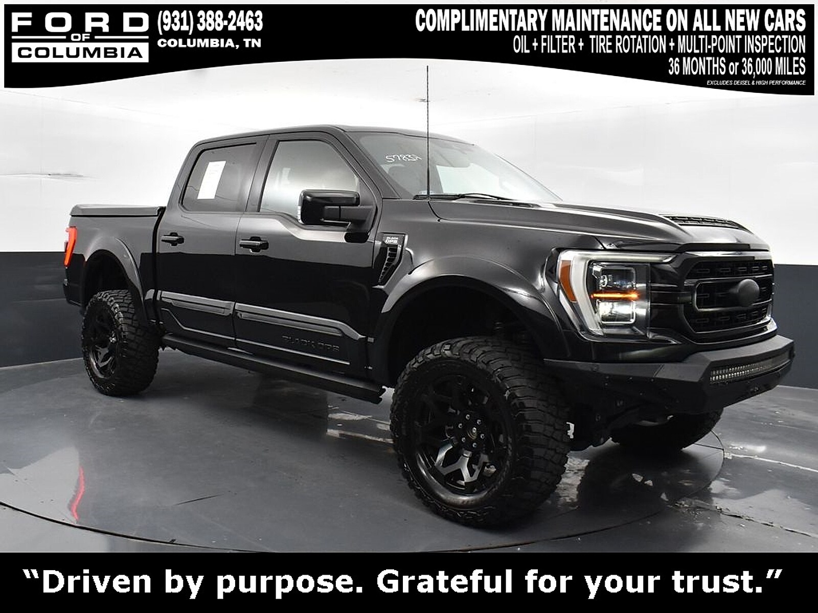 2021 Ford F-150 Lariat Tuscany Black OPS