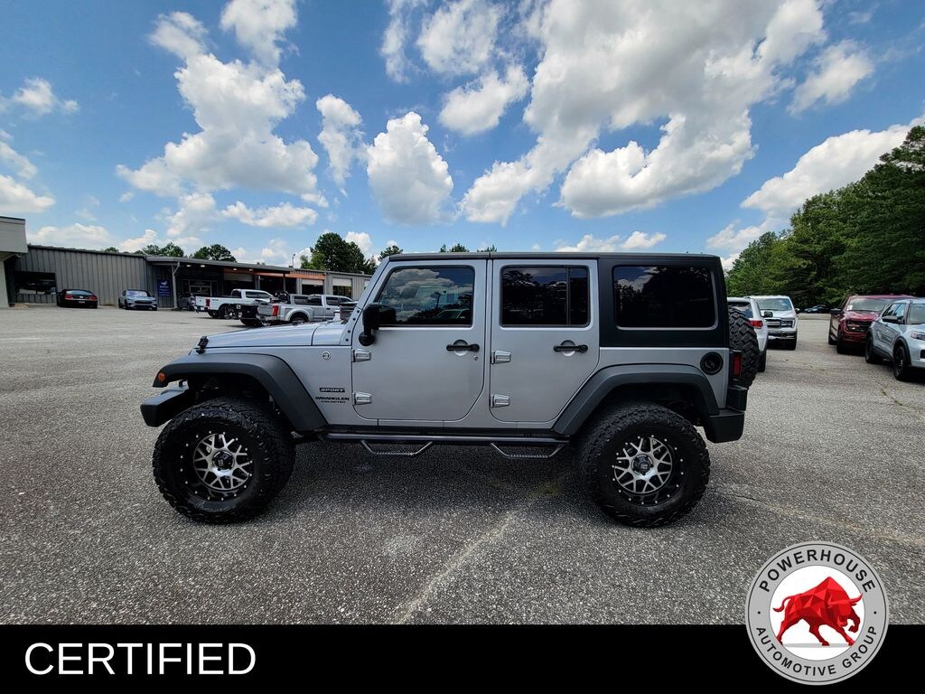 Certified 2016 Jeep Wrangler Unlimited Sport SUV