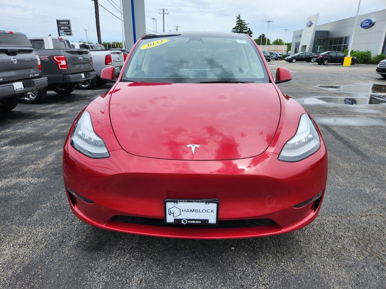 Used 2022 Tesla Model Y Long Range with VIN 7SAYGDEE6NF386929 for sale in Burlington, VT