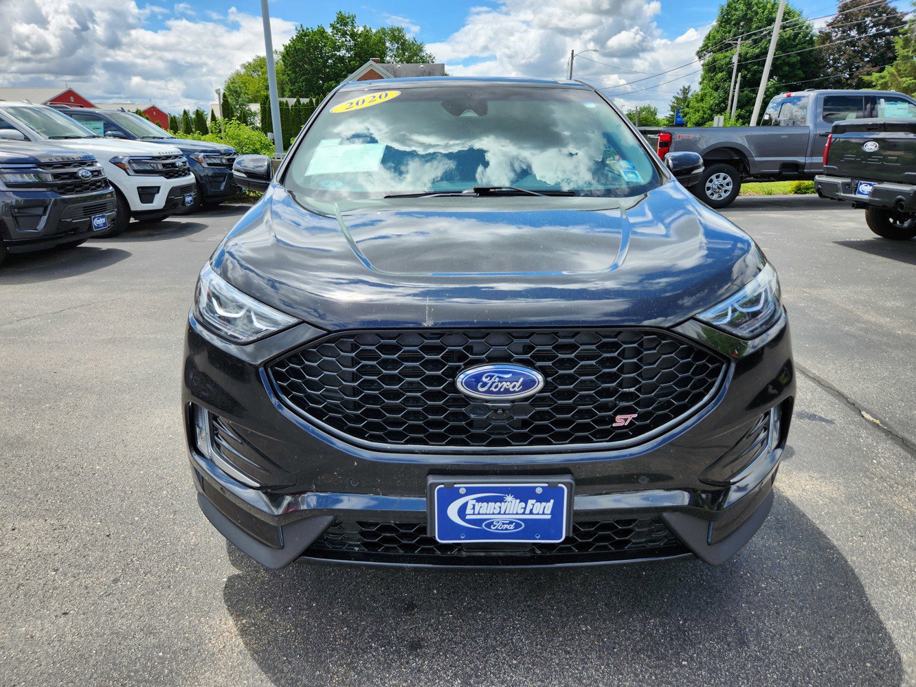 Used 2020 Ford Edge ST with VIN 2FMPK4APXLBB36453 for sale in Burlington, VT