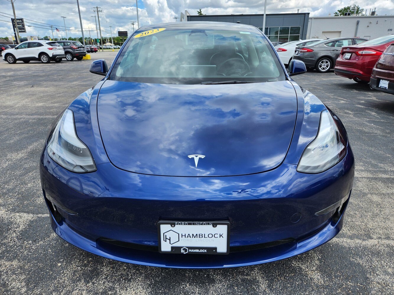 Used 2023 Tesla Model 3 Base with VIN 5YJ3E1EA3PF448380 for sale in Burlington, VT