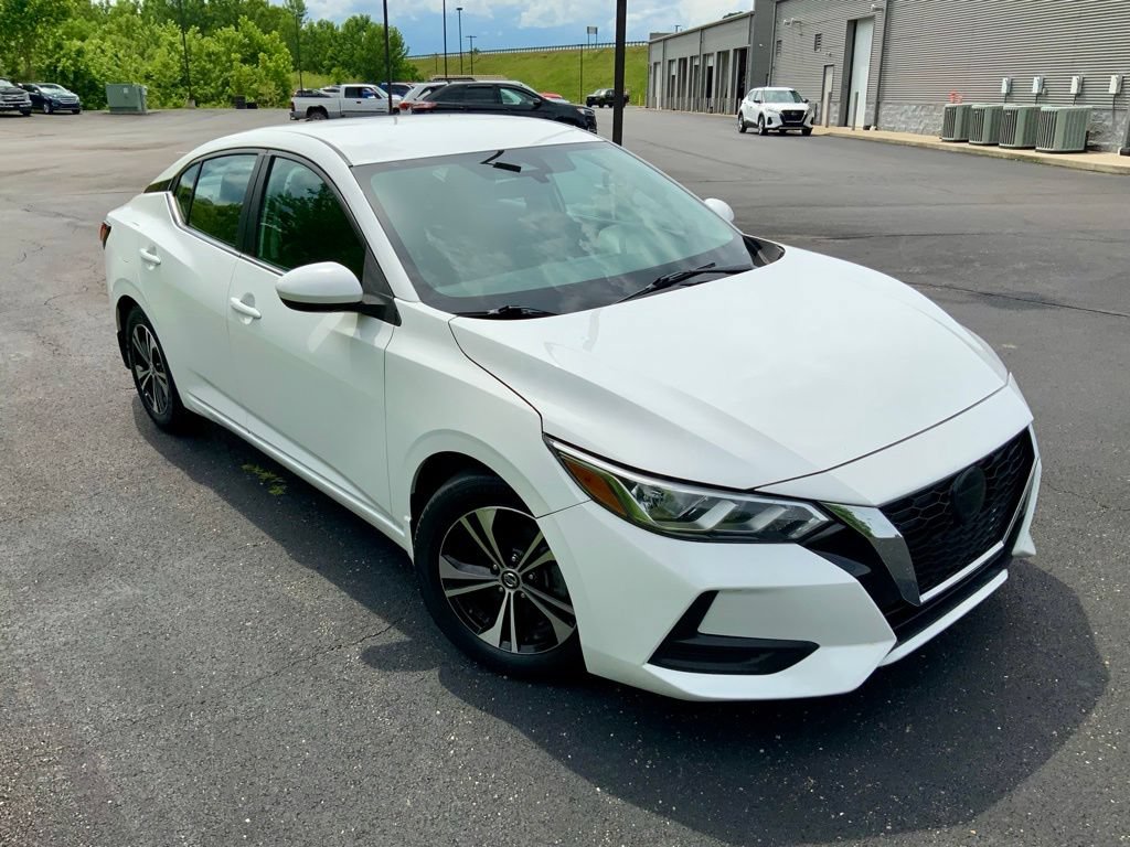 Used 2022 Nissan Sentra SV with VIN 3N1AB8CVXNY236336 for sale in Logan, OH
