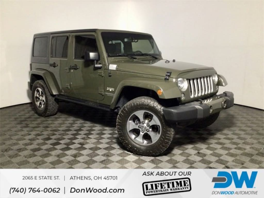 Used 2016 Jeep Wrangler JK Unlimited Sahara 4x4 SUV