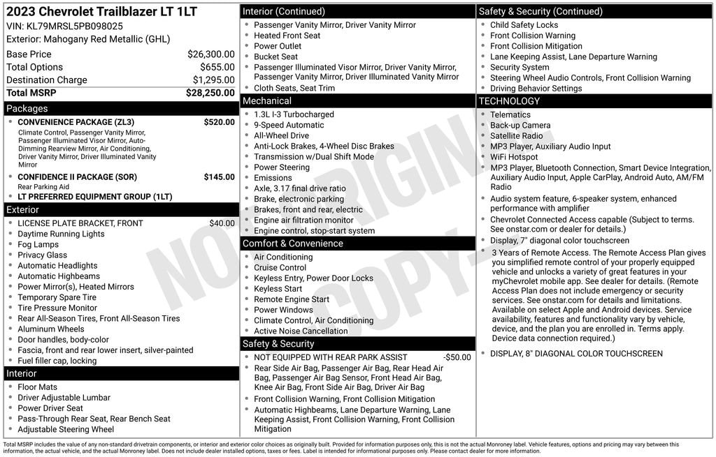 Used 2023 Chevrolet Trailblazer LT SUV