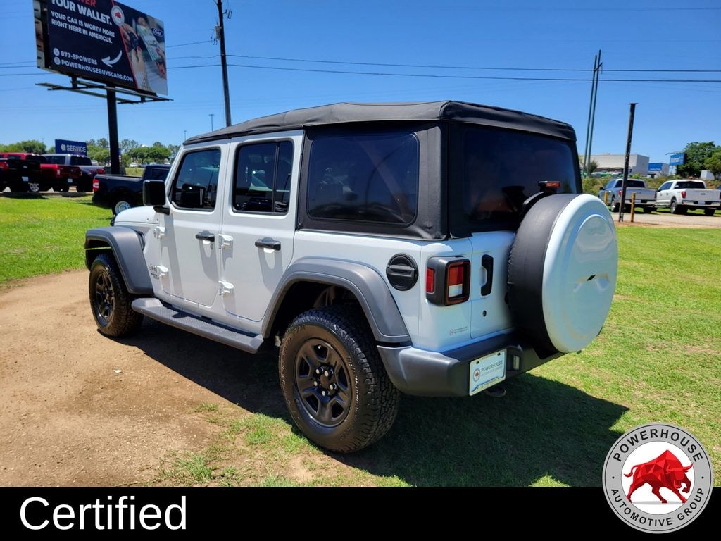 Certified 2018 Jeep Wrangler Unlimited Sport SUV