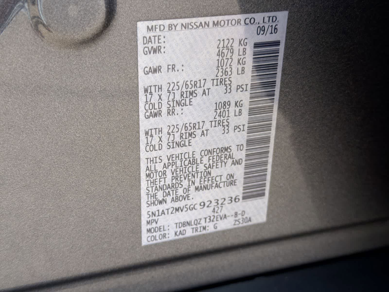 Thumbnail: 2016 Nissan Rogue - 36