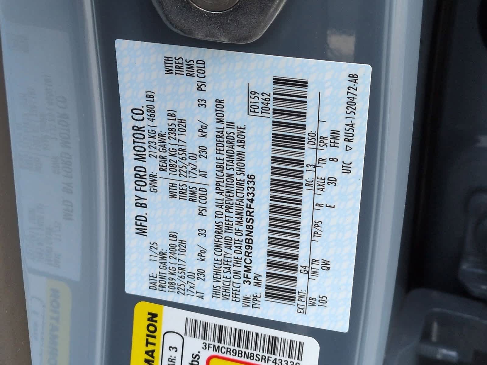 Thumbnail: 2025 Ford Bronco Sport - 36