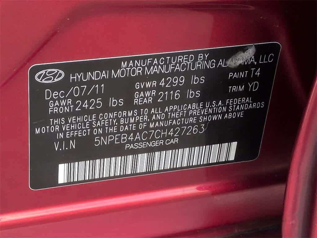 Thumbnail: 2012 Hyundai Sonata - 34