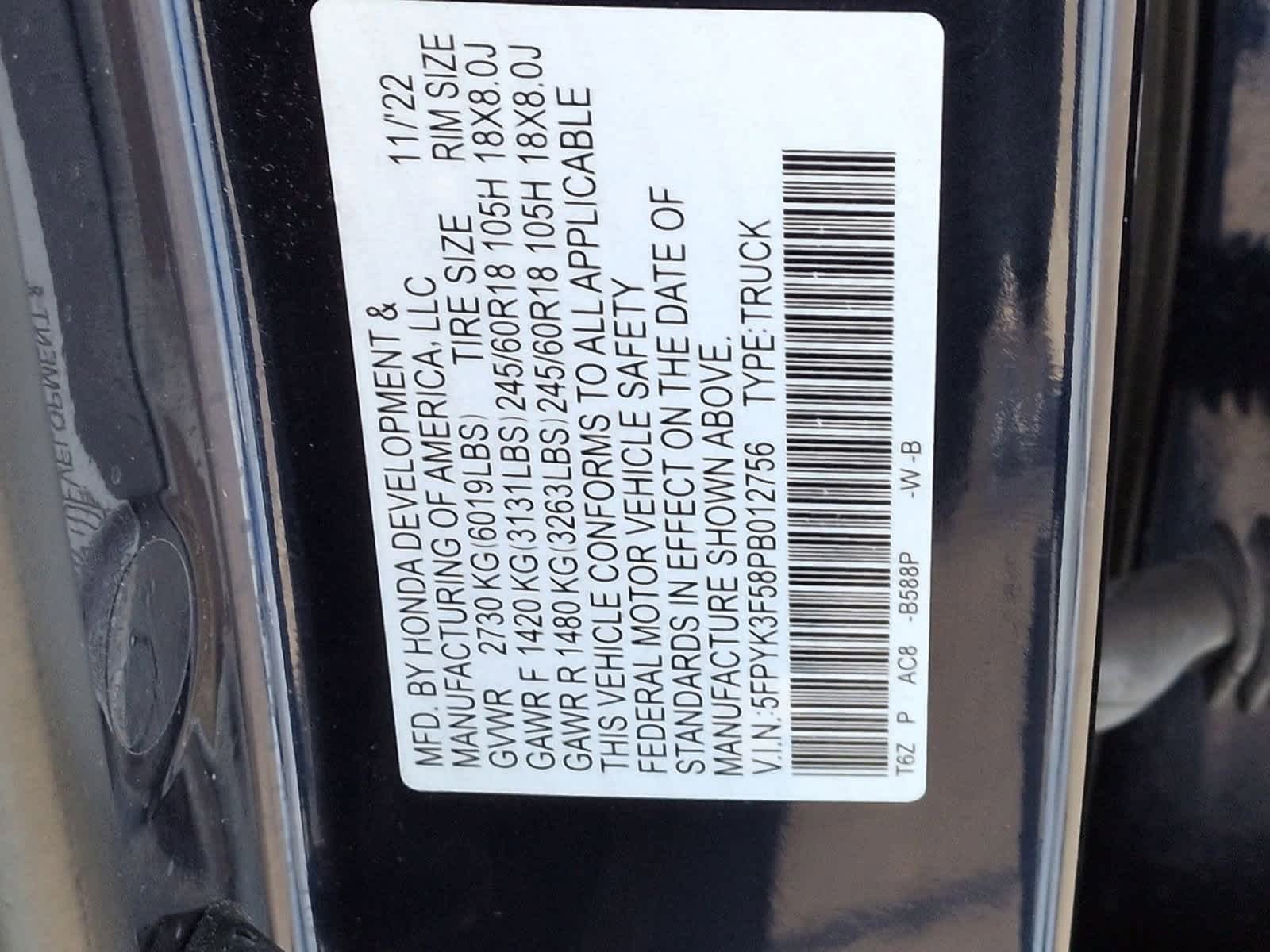 Thumbnail: 2023 Honda Ridgeline - 39