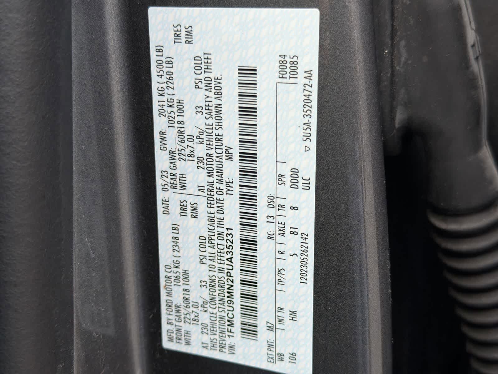 Thumbnail: 2023 Ford Escape - 38