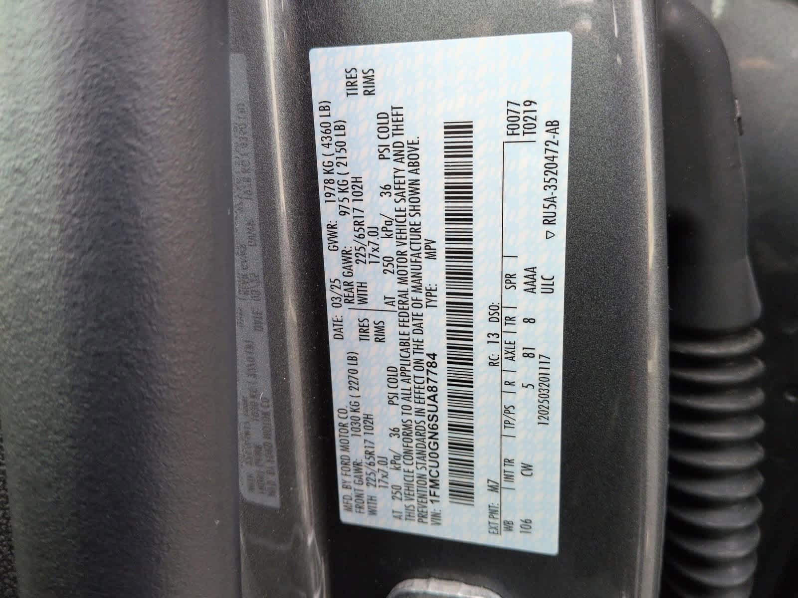 Thumbnail: 2025 Ford Escape - 37