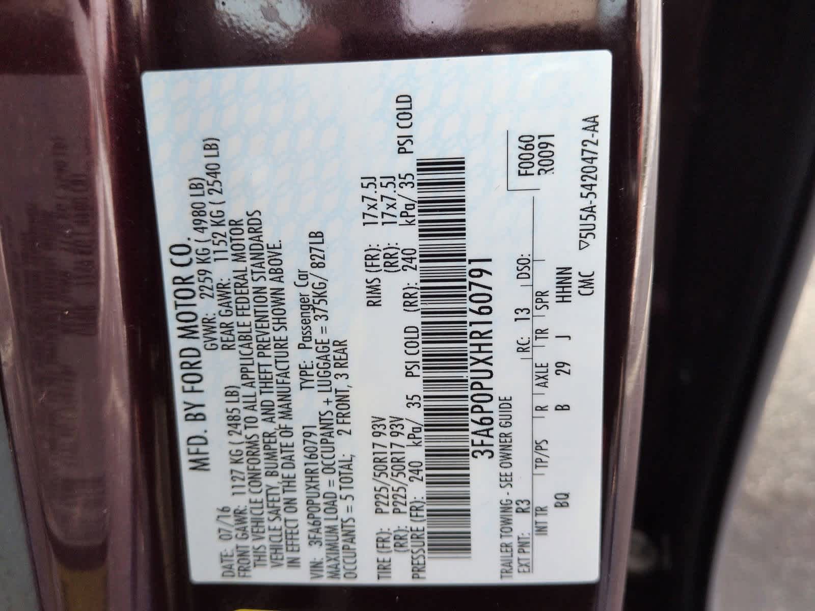 Thumbnail: 2017 Ford Fusion - 37