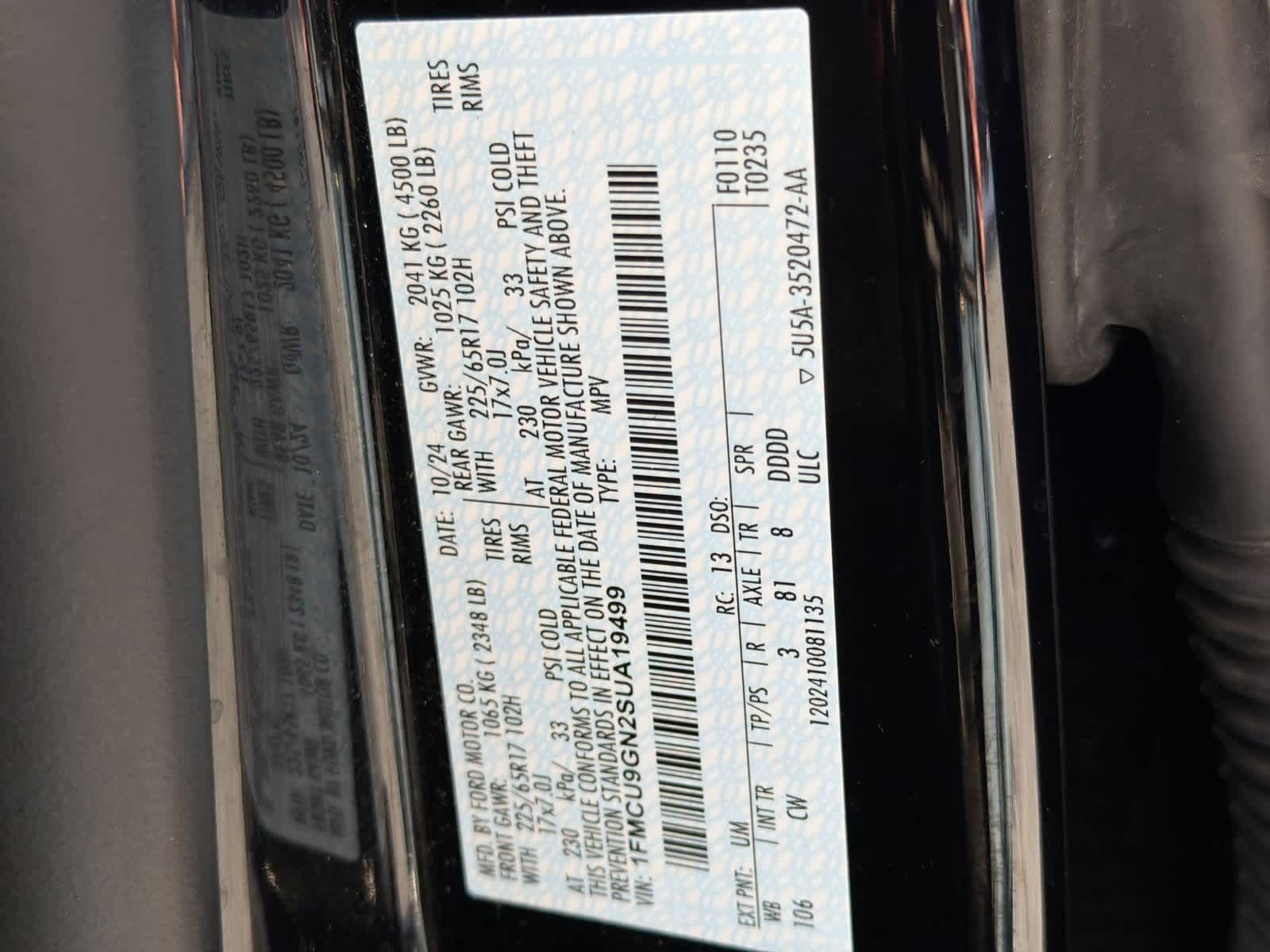 Thumbnail: 2025 Ford Escape - 36