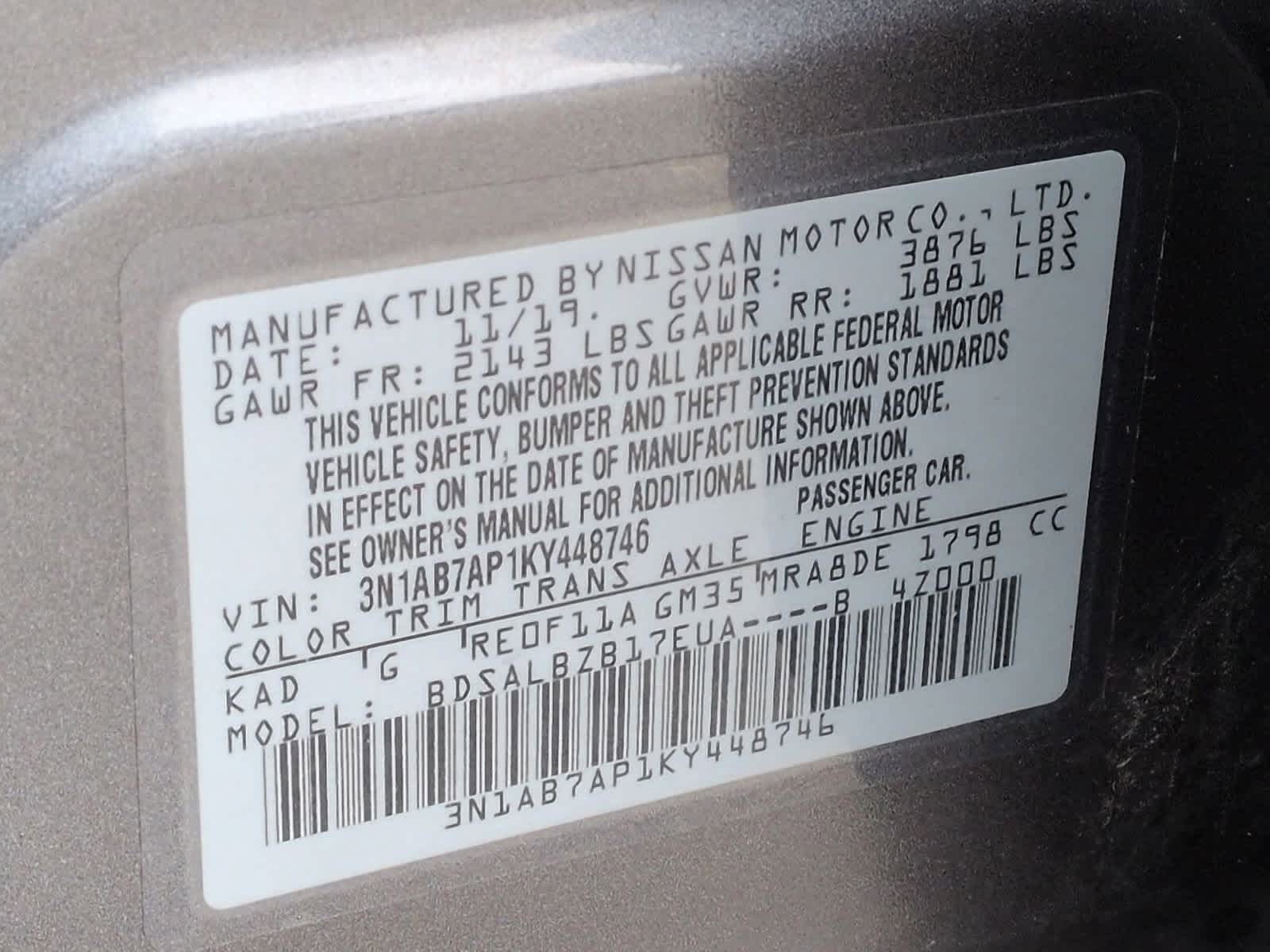 Thumbnail: 2019 Nissan Sentra - 36