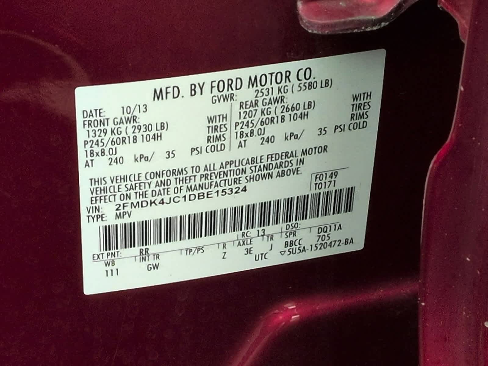 Thumbnail: 2013 Ford Edge - 38