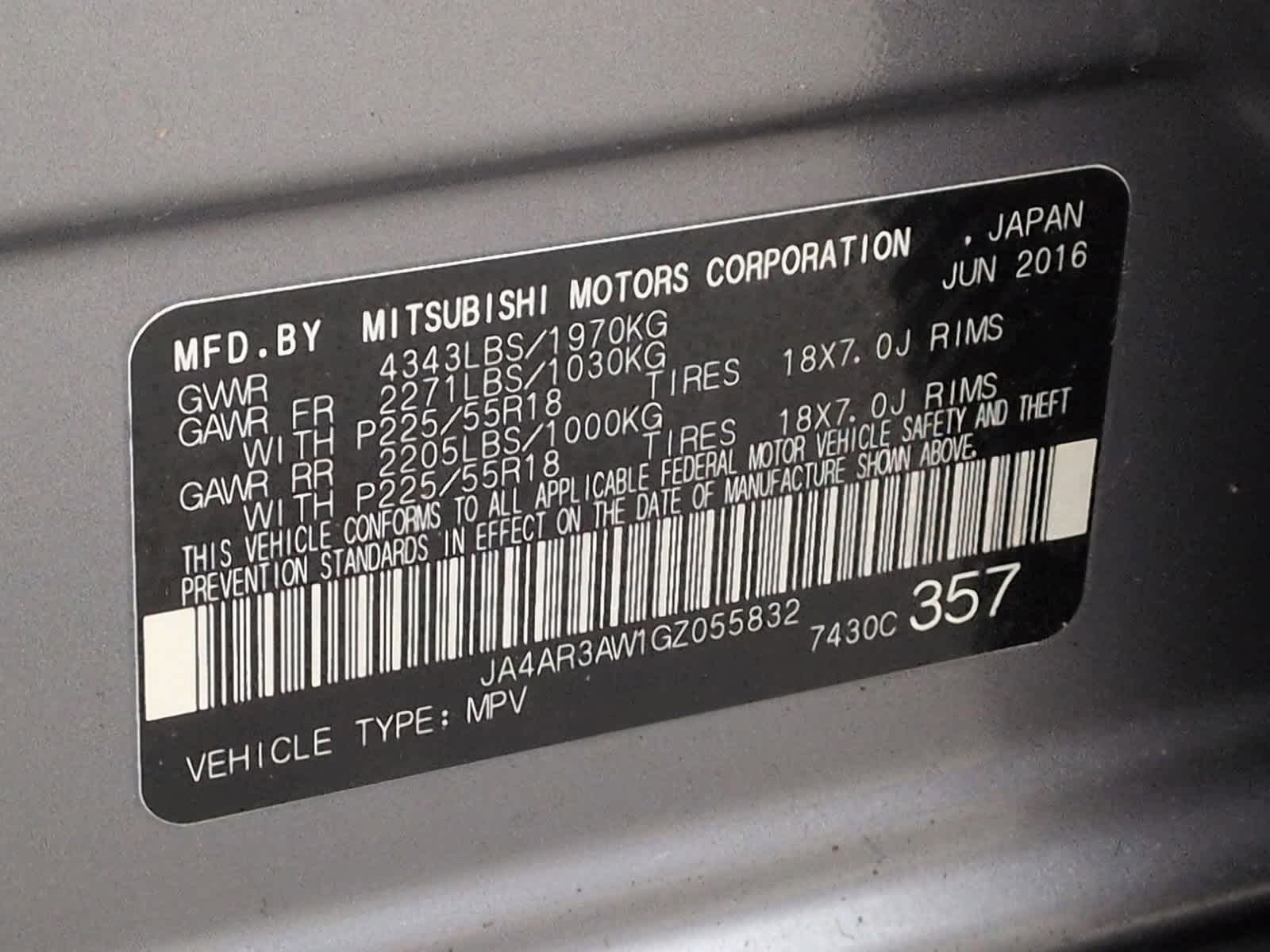 Thumbnail: 2016 Mitsubishi Outlander Sport - 36