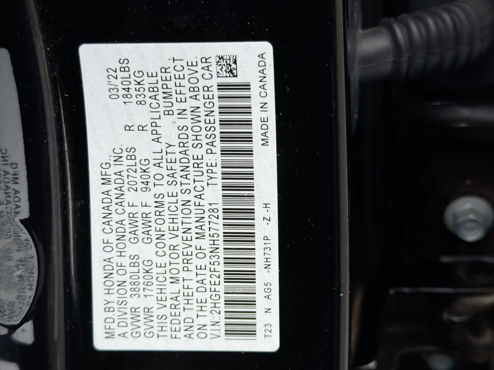 Thumbnail: 2022 Honda Civic - 36