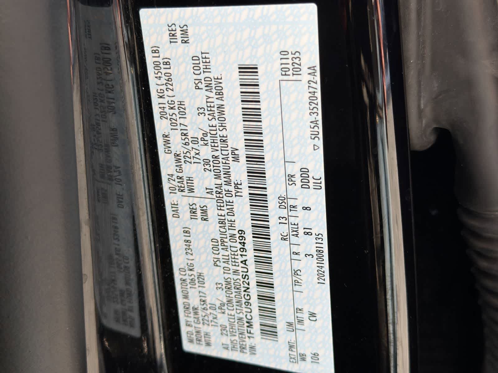 Thumbnail: 2025 Ford Escape - 36