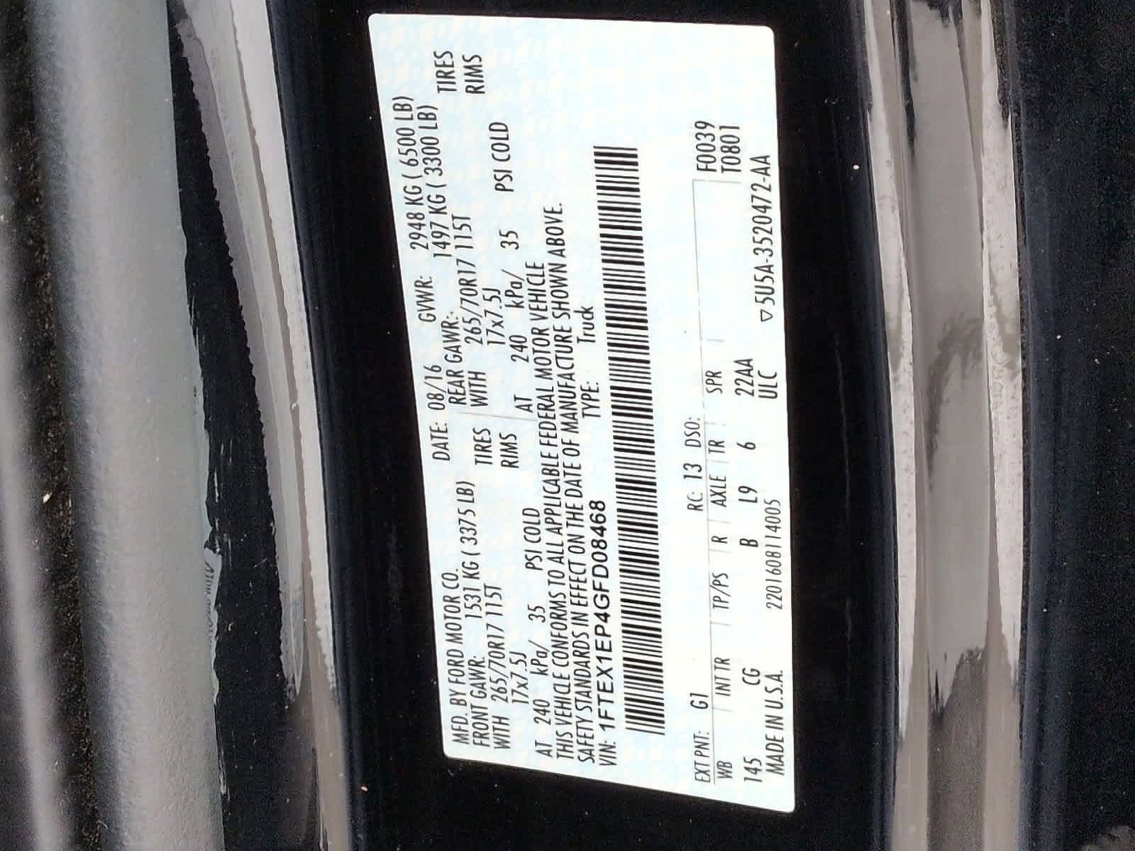 Thumbnail: 2016 Ford F-150 - 36