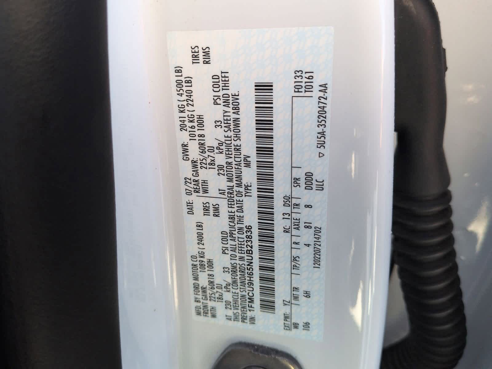 Thumbnail: 2022 Ford Escape - 36