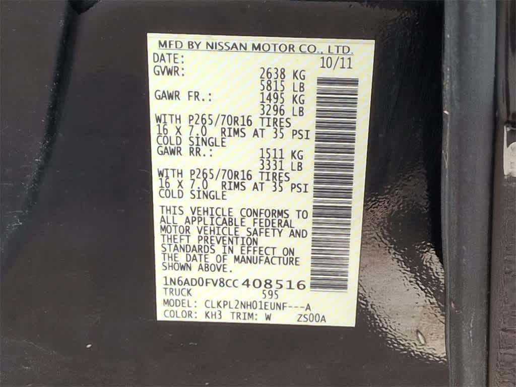 Thumbnail: 2012 Nissan Frontier - 36