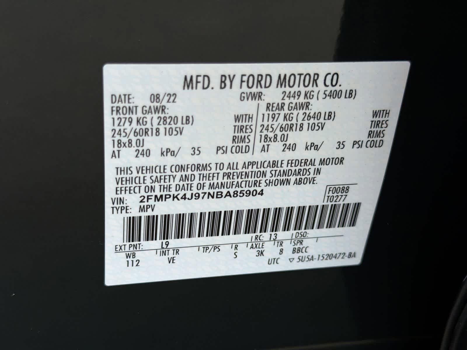 Thumbnail: 2022 Ford Edge - 38