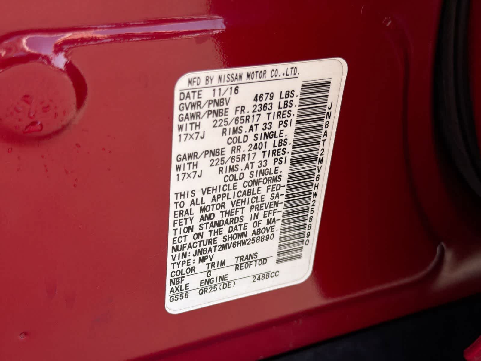 Thumbnail: 2017 Nissan Rogue - 36